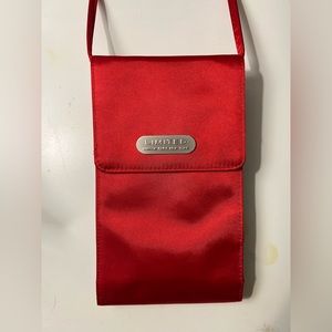red crossbody bag